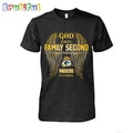 NFL Green Bay Packers God First Family Second Then Packers Football T Shirt