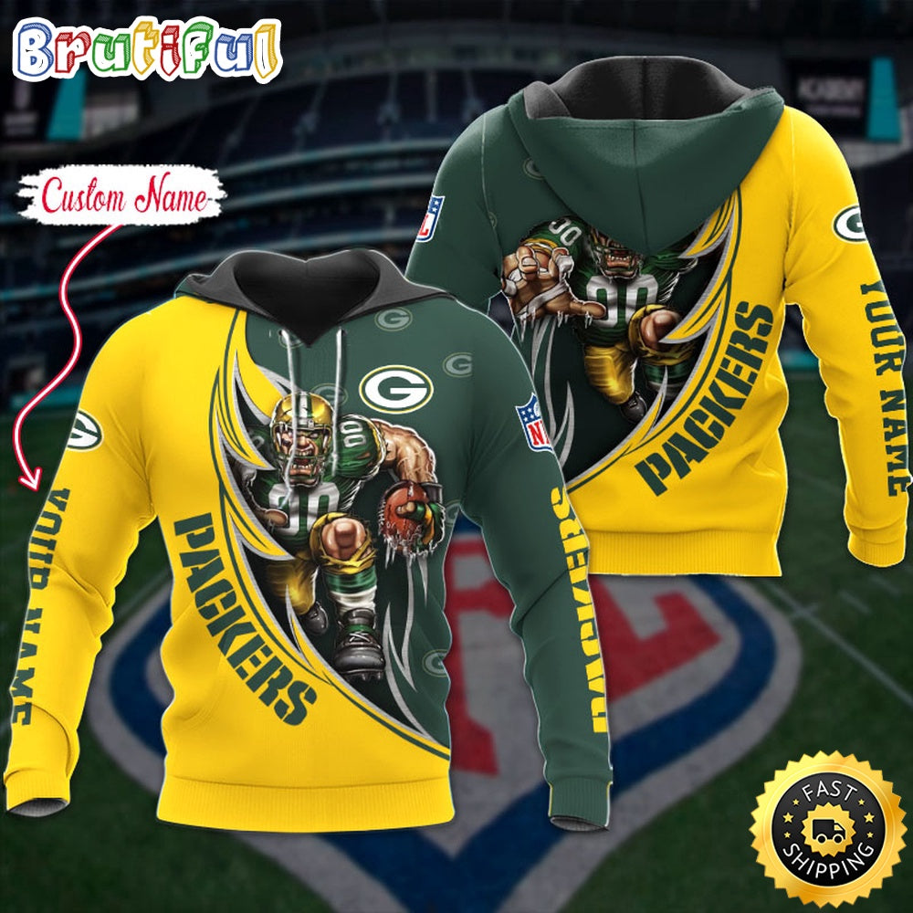 NFL Green Bay Packers Hoodie Damn Right Sport Hoodie
