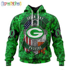 NFL Green Bay Packers Hoodie Special Design Hoodie St Patrick Day