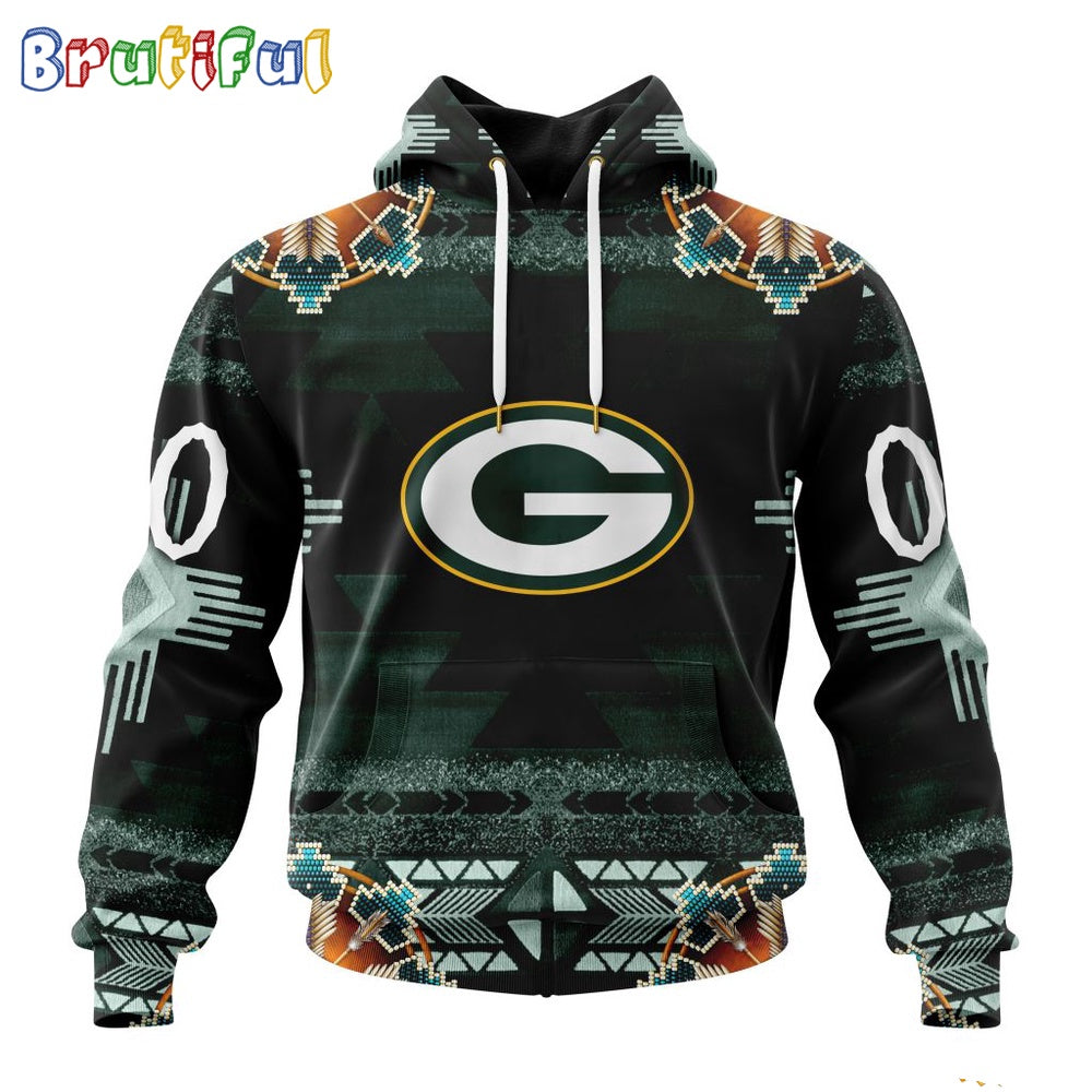 NFL Green Bay Packers Hoodie Special Native Costume Design Hoodie