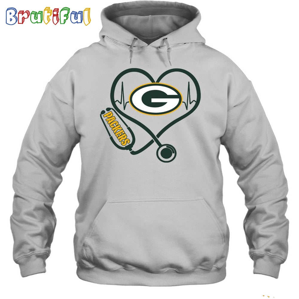 NFL Green Bay Packers Nurse Love Hoodie Unisex Football T-Shirt Hoodie