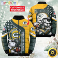 NFL Green Bay Packers Puffer Jacket Snooby Customized Jacket