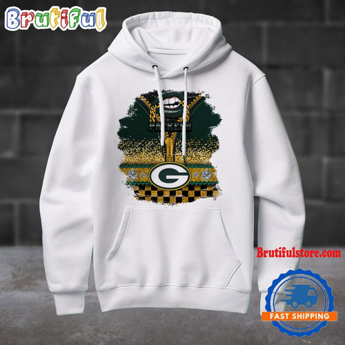 NFL Green Bay Packers Special Torn Effect Football Hoodie Shirt