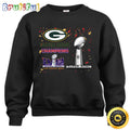 NFL Green Bay Packers Sweatshirt Super Bowl LVIII 2024 Las Vegas Champions Unisex Sweatshirt