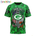 NFL Green Bay Packers T-Shirt Special Design 3D T-Shirt St Patrick Day