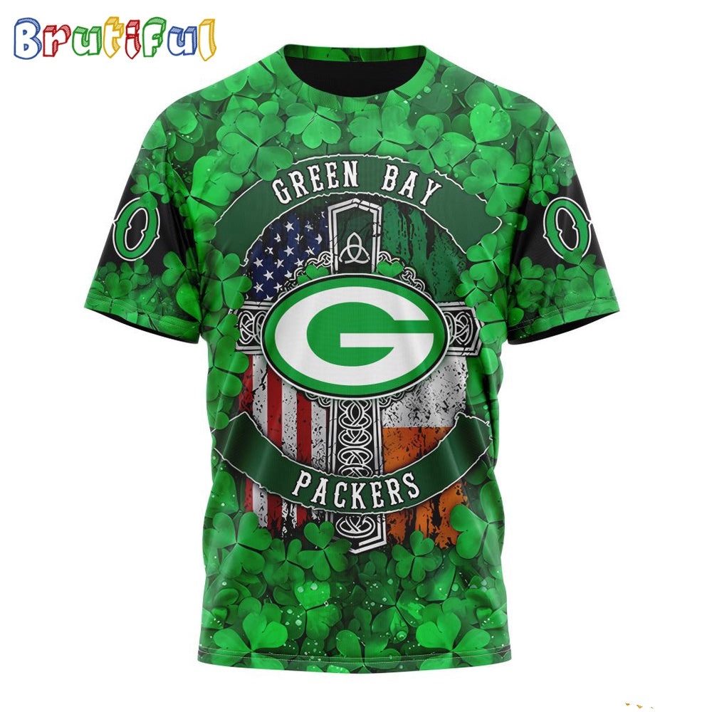 NFL Green Bay Packers T-Shirt Special Design 3D T-Shirt St Patrick Day