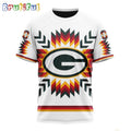 NFL Green Bay Packers T-Shirt Special Design With Native Pattern