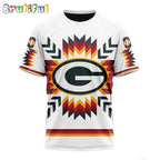 NFL Green Bay Packers T-Shirt Special Design With Native Pattern