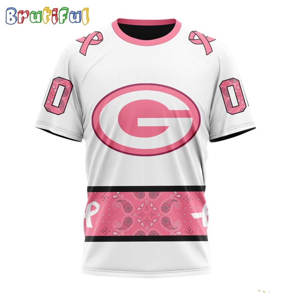 NFL Green Bay Packers T-Shirt Special Pink Design Fight Breast Cancer