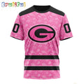 NFL Green Bay Packers T-Shirt Special Pink T-Shirt Design Fight Breast Cancer