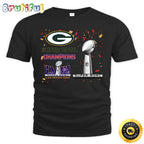 NFL Green Bay Packers T Shirt Super Bowl LVIII 2024 Las Vegas Champions Unisex Tshirt