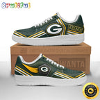 NFL Green Packers Air Force 1 Shoes Air Sneakers For Fans