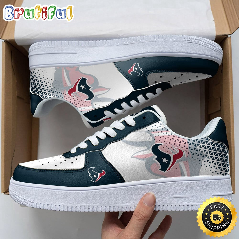 NFL Houston Texans Air Force 1 Shoes Classic Air Force Kicks