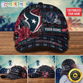 NFL Houston Texans Baseball Cap Flower Trending Custom Cap