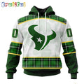 NFL Houston Texans Hoodie Special Design 3D Hoodie St Patrick Day