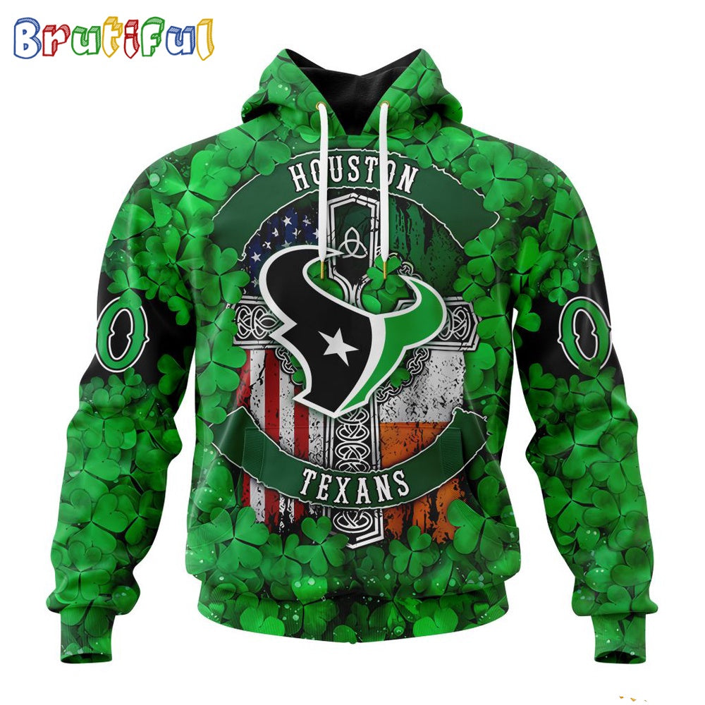NFL Houston Texans Hoodie Special Design Hoodie St Patrick Day