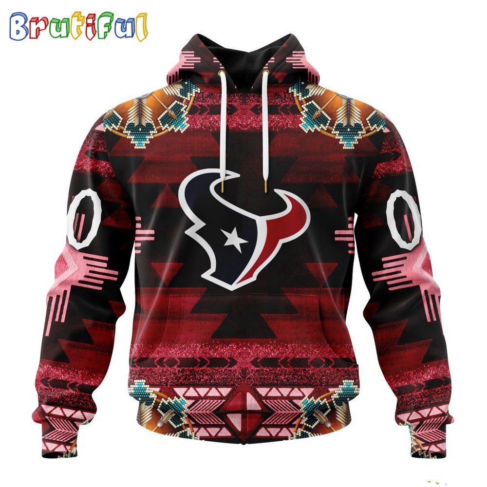 NFL Houston Texans Hoodie Special Native Costume Design Hoodie