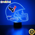 NFL Houston Texans Night Light Football Sports Fan Led Light