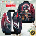 NFL Houston Texans Puffer Jacket Betty Boop Custom Jacket