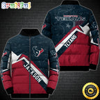 NFL Houston Texans Puffer Jacket Customized Sport Down Jacket