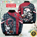 NFL Houston Texans Puffer Jacket Snooby Customized Jacket
