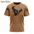NFL Houston Texans T-Shirt Special Salute To Service For Veterans Day Full Printed T-Shirt