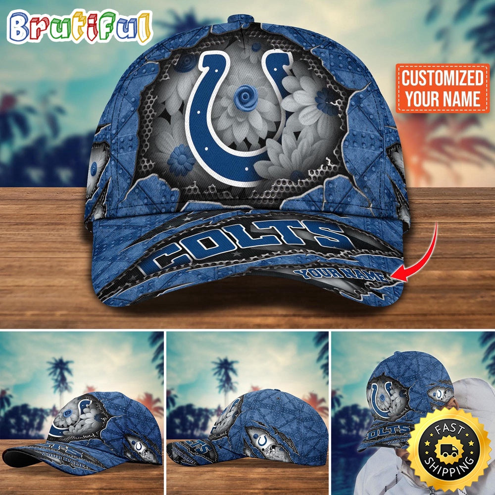 NFL Indianapolis Colts Baseball Cap Custom Cap Trending For Fans