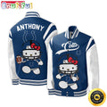 NFL Indianapolis Colts Baseball Jacket Hello Kitty Personalized Baseball Jacket