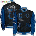 NFL Indianapolis Colts Baseball Jacket Print Logo Team Football Jacket