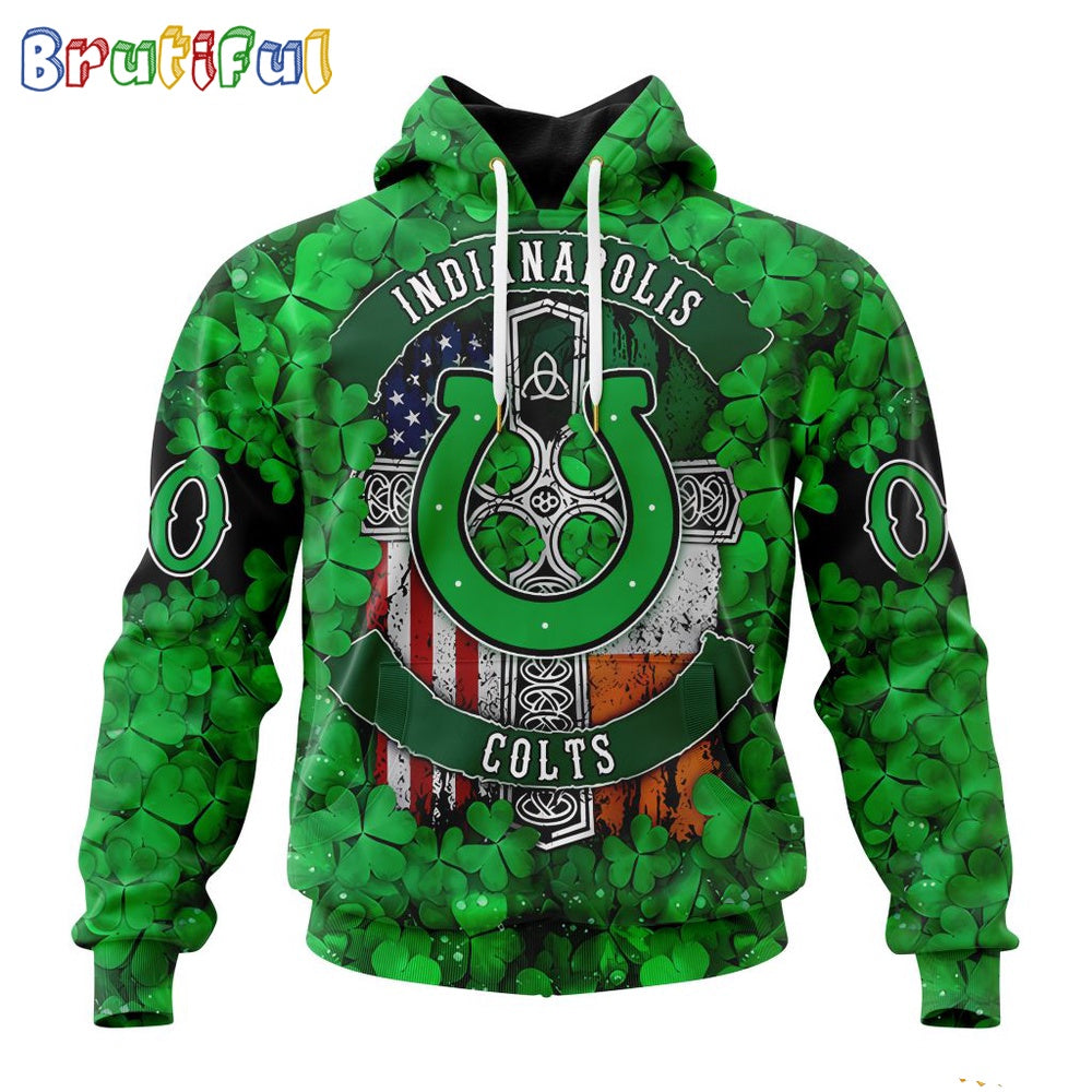 NFL Indianapolis Colts Hoodie Special Design Hoodie St Patrick Day