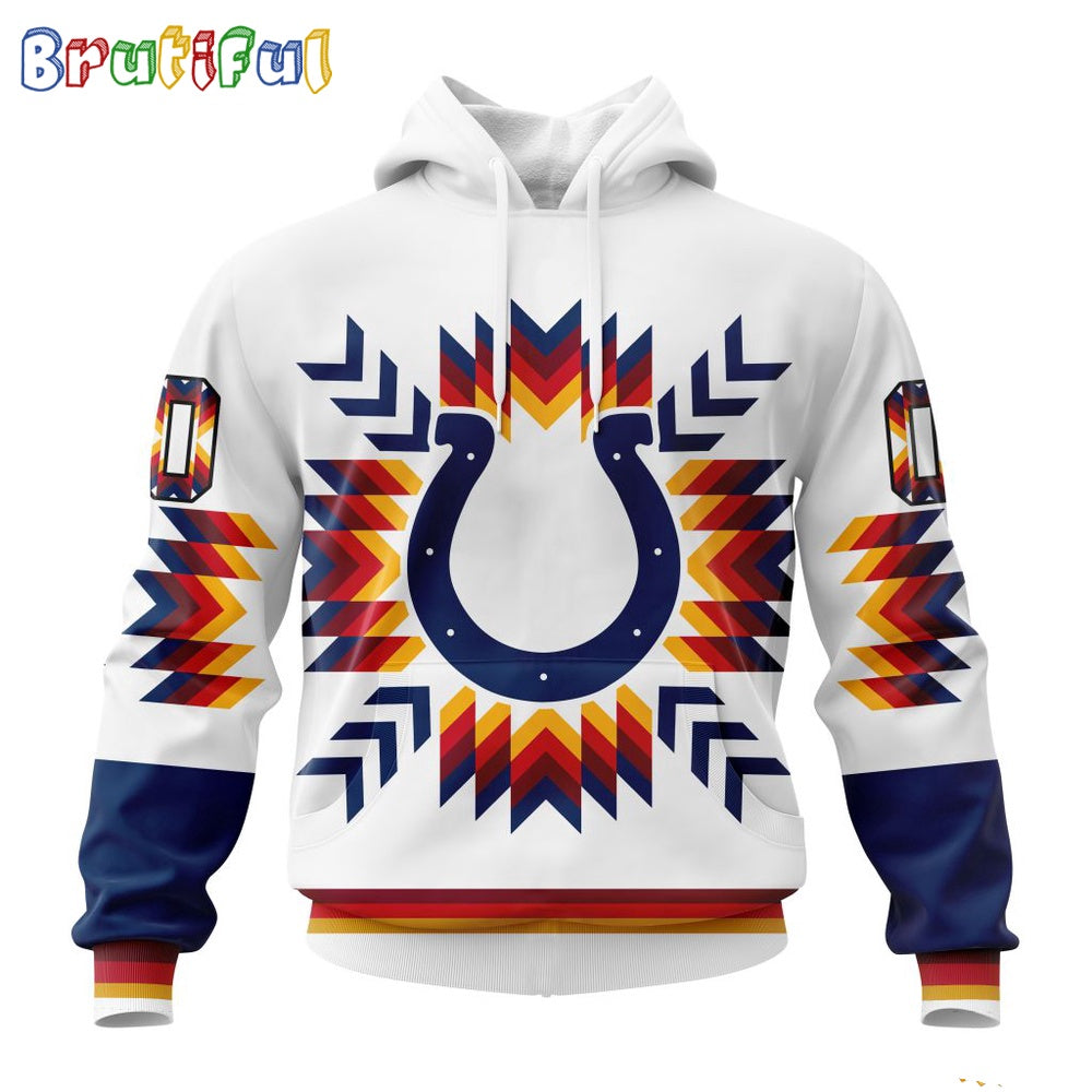 NFL Indianapolis Colts Hoodie Special Design With Native Pattern