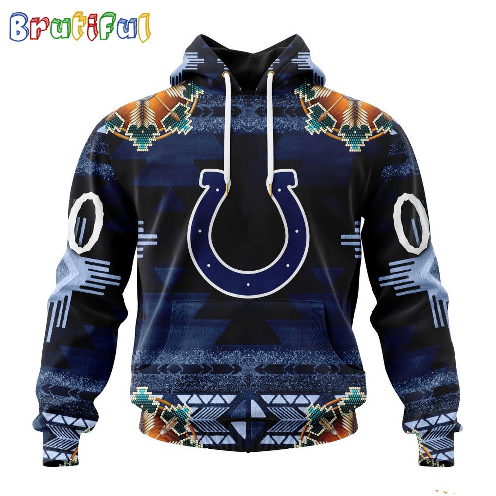 NFL Indianapolis Colts Hoodie Special Native Costume Design Hoodie