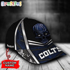 NFL Indianapolis Colts Special Halloween Skull Custom Baseball Cap