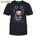 NFL Indianapolis Colts T-Shirt Betty Boop Football Tshirt