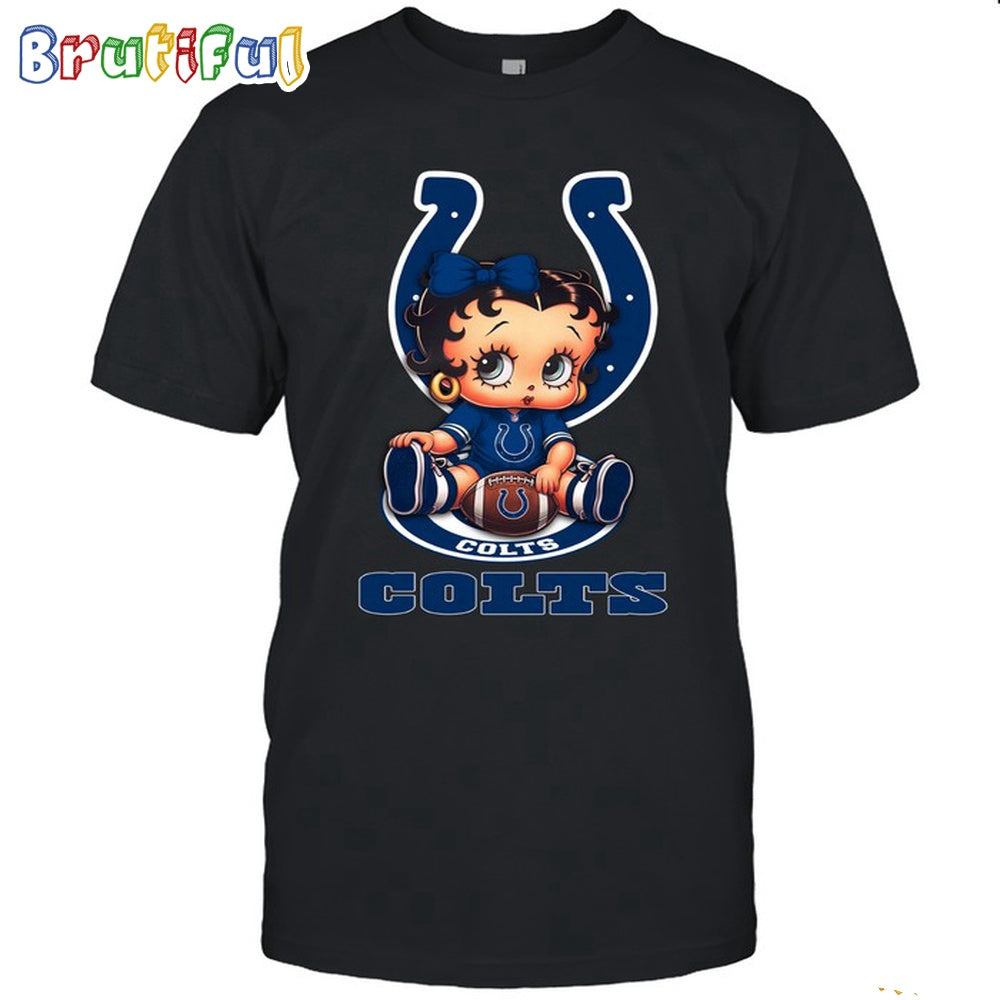 NFL Indianapolis Colts T-Shirt Betty Boop Football Tshirt