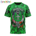 NFL Indianapolis Colts T-Shirt Special Design 3D T-Shirt St Patrick Day