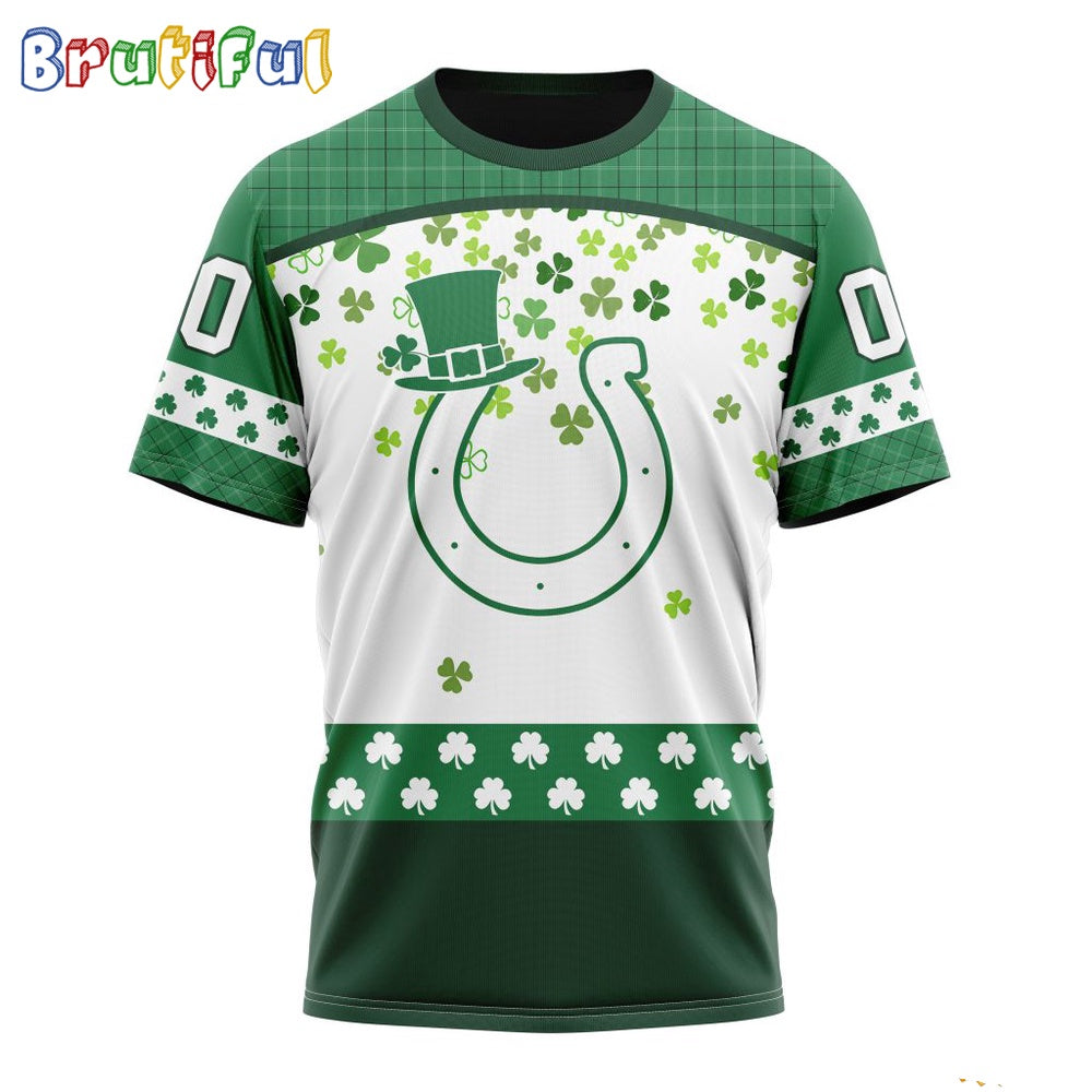 NFL Indianapolis Colts T-Shirt Special Design T-Shirt St Patrick Day