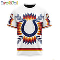 NFL Indianapolis Colts T-Shirt Special Design With Native Pattern