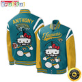 NFL Jacksonville Jaguars Baseball Jacket Hello Kitty Personalized Baseball Jacket