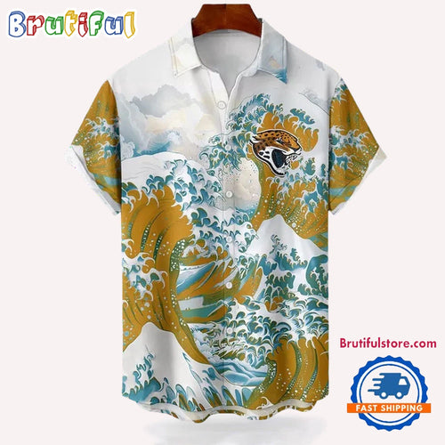 NFL Jacksonville Jaguars Football Special Great Wave Hawaiian Shirt