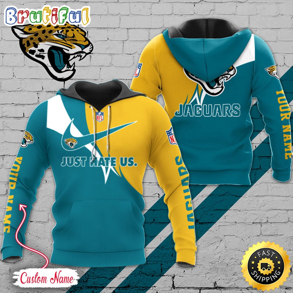 NFL Jacksonville Jaguars Hoodie Just Hate US Sport Hoodie