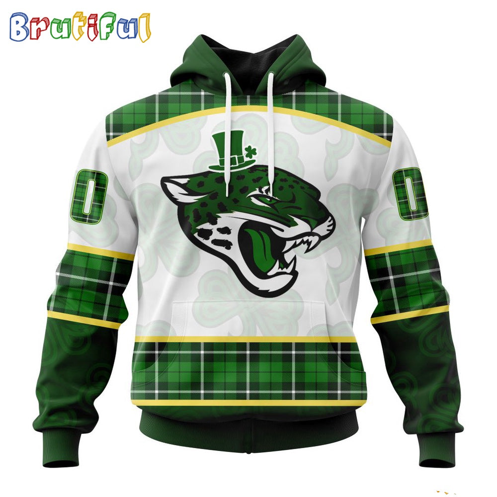 NFL Jacksonville Jaguars Hoodie Special Design 3D Hoodie St Patrick Day