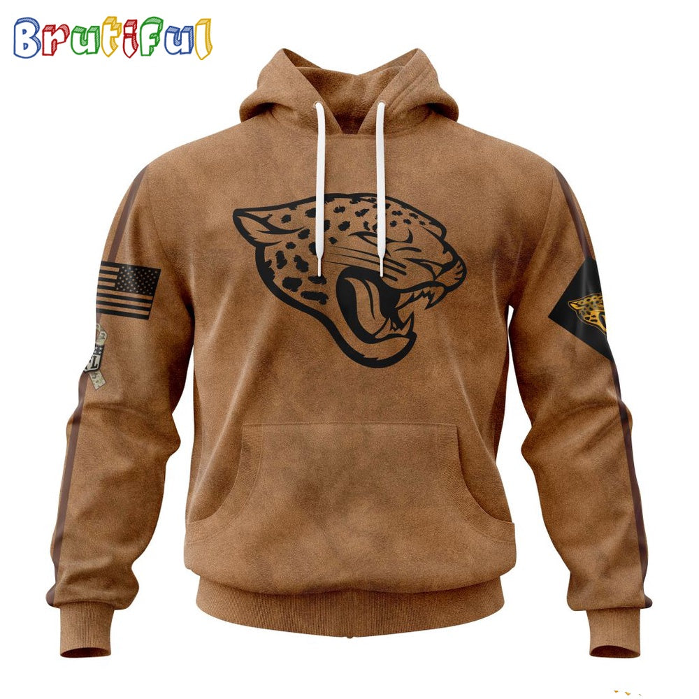 NFL Jacksonville Jaguars Hoodie Special Salute To Service For Veterans Day Full Printed Hoodie
