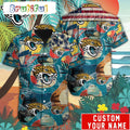 NFL Jacksonville Jaguars Retro Hawaiian Shirt Special Vintage Style Hawaiian Button Shirt