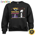NFL Jacksonville Jaguars Sweatshirt Super Bowl LVIII 2024 Las Vegas Champions Unisex Sweatshirt