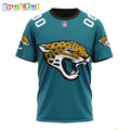 NFL Jacksonville Jaguars T-Shirt 2024 Personalized Name And Number Unisex T-Shirt