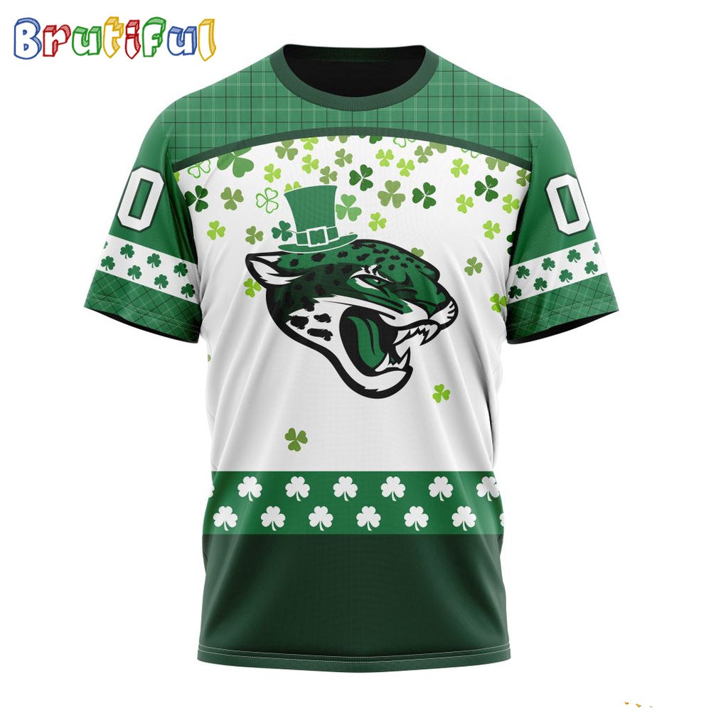 NFL Jacksonville Jaguars T-Shirt Special Design T-Shirt St Patrick Day