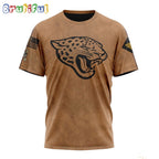 NFL Jacksonville Jaguars T-Shirt Special Salute To Service For Veterans Day Full Printed T-Shirt