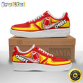 NFL Kansas City Chiefs Air Force 1 Shoes Football Sneaker Shoes