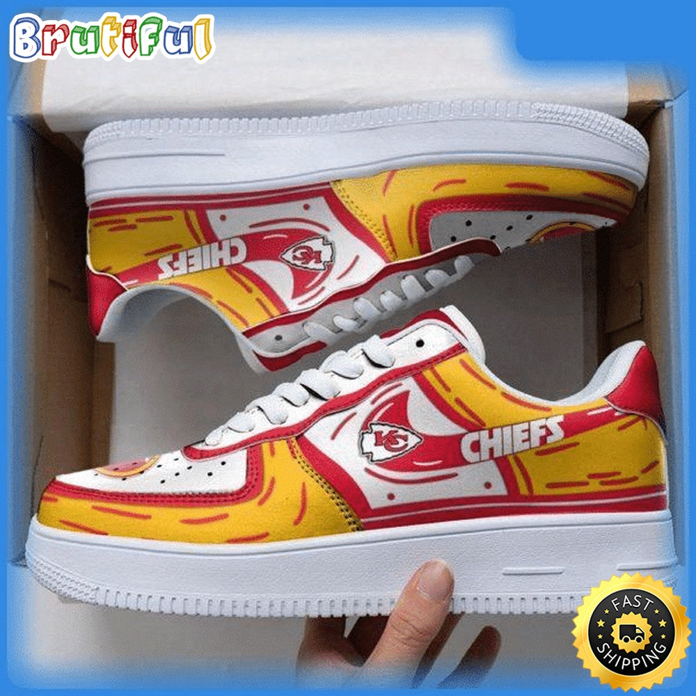NFL Kansas City Chiefs Air Force 1 Shoes Sneaker Trending For Fans